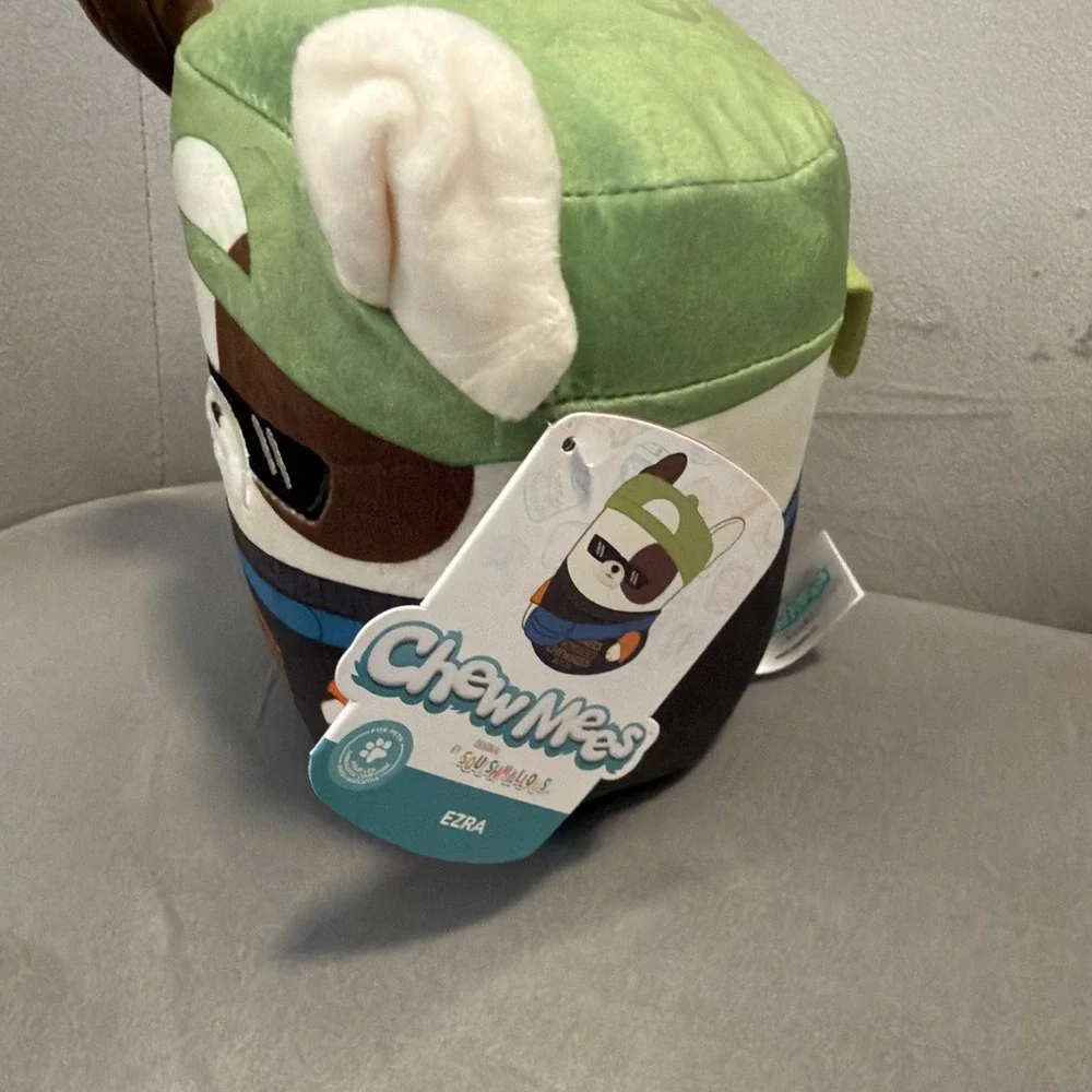 NEW ChewMees by Squishmallows Ezra ChewMees The French Bulldog Dog Toy